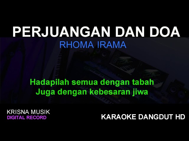 PERJUANGAN DAN DOA KARAOKE DANGDUT HD class=