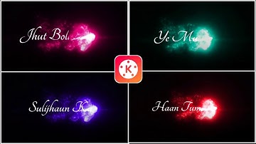 Trending Fire Smoke Effect Lyrics Video Editing In Kinemaster // How to Edit Fire Smoke Effect Video