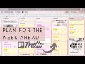 MY WEEKLY PLANNING ROUTINE USING TRELLO DIGITAL PLANNER