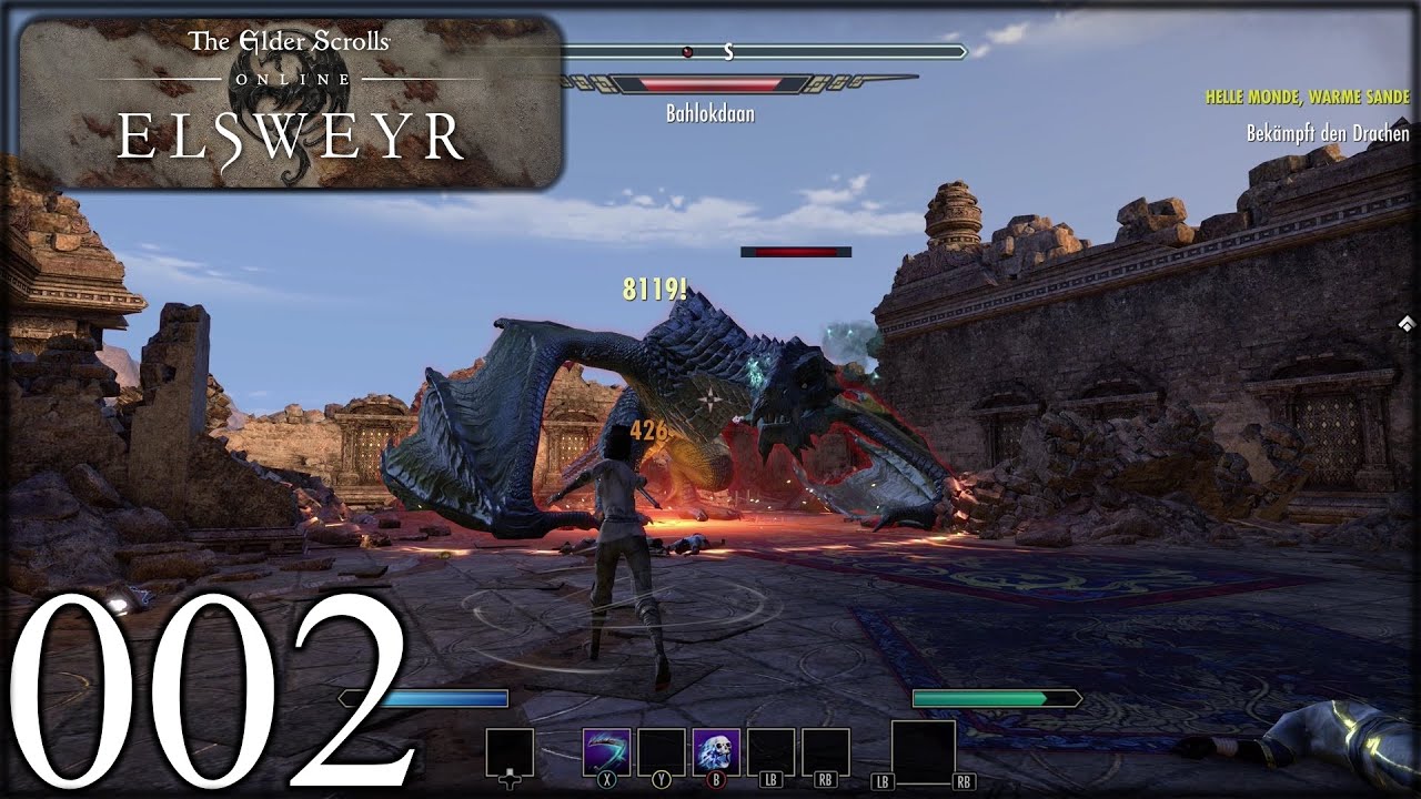 ESO ELSWEYR 🐉 002: Jetzt auch mit DRAAAAACHEN! - YouTube