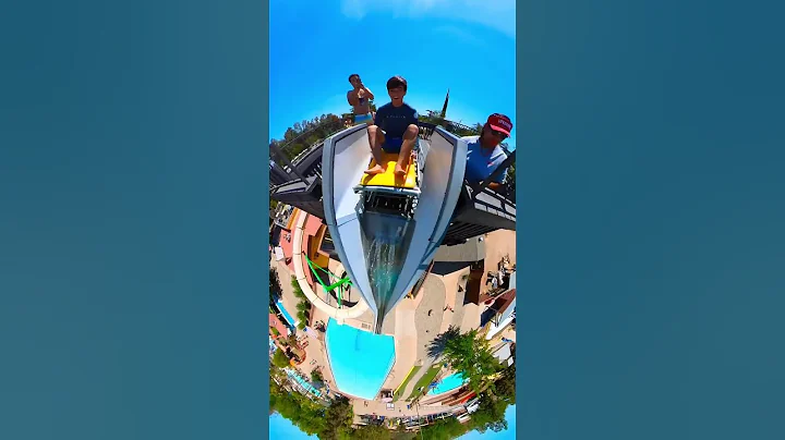 Aqua Skoot style water slide at Wild Water Adventure Park! #shorts