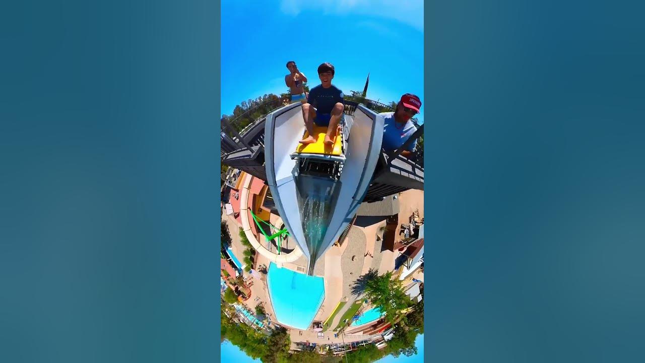 Aqua Skoot style water slide at Wild Water Adventure Park! #shorts