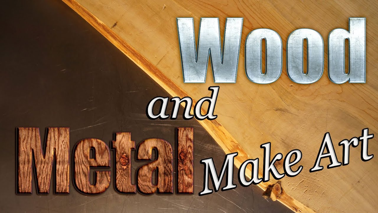 Wood and Metal Make Art for Home and Garden - YouTube