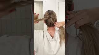 Wash Day Twisted Messy Bun! Greasy Hairstyle | Medium &amp; Long Hairstyle