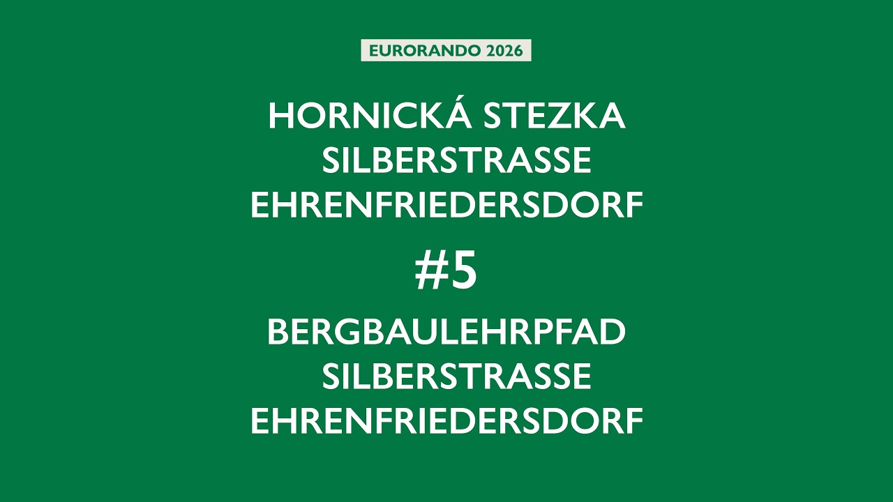 Hornická stezka Silberstraße Ehrenfriedersdorf | #EURORANDO2026