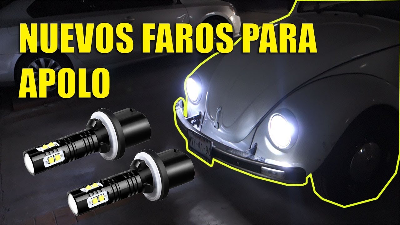 NUEVOS FAROS LED A APOLO! / Còmo instalar faros led / RESTAURANDO UN ...