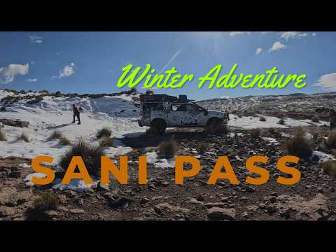 Sani Pass and Cobham camping in winter.