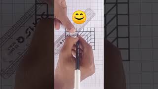 Easy and unique 3D illusion drawing #shorts #trending