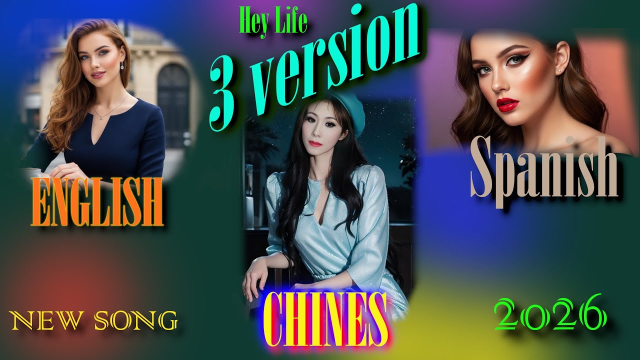 Hey Life - 3 version - spanish - Chines - English ( Original )