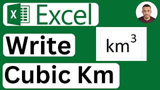 How to Add Cubic Kilometer km³ in Excel - Easy to Follow screenshot 5