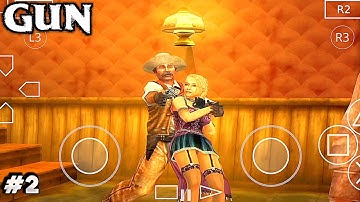 Gun Gameplay Walkthrough Part 2 (Aethersx2, Android)