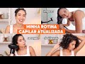 MINHA ROTINA CAPILAR ATUALIZADA PRA CABELOS CACHEADOS MAIS SAUDÁVEIS | JULIANA LOUISE