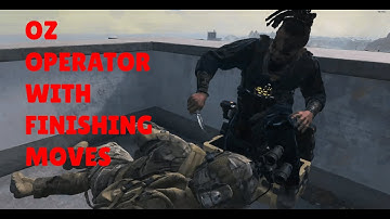 Finishing moves with OZ operator in COD:MW2 #best  #finishingmove  #shorts