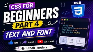 CSS Text and Font Properties Explained | CSS Tutorial for Beginners in Hindi (Part 4)