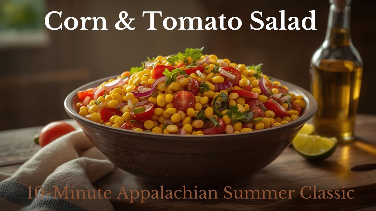 Delicious Corn and Tomato Salad Recipe | Easy and Refreshing Summer Salad