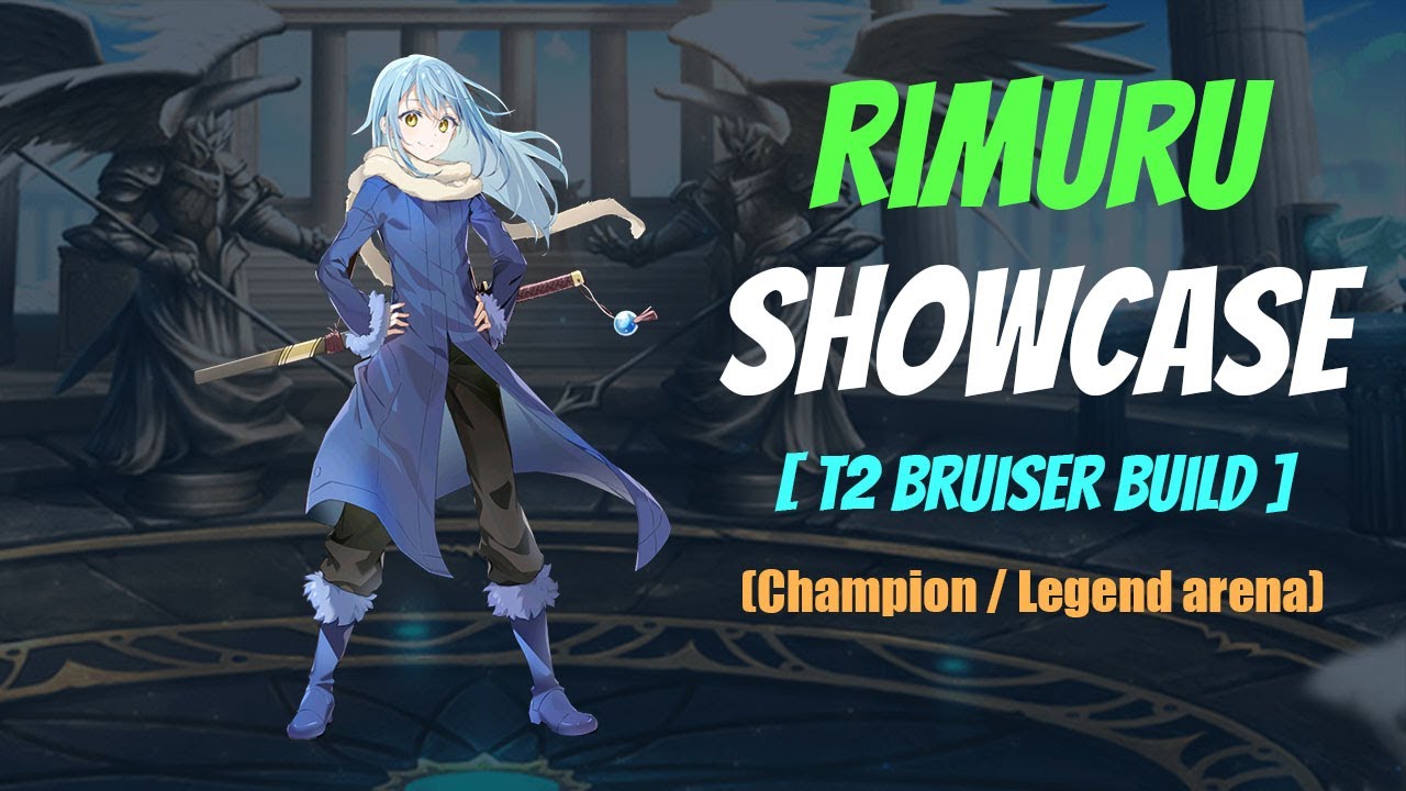 [Epic Seven] Rimuru Showcase - T2 bruiser build in arena - YouTube