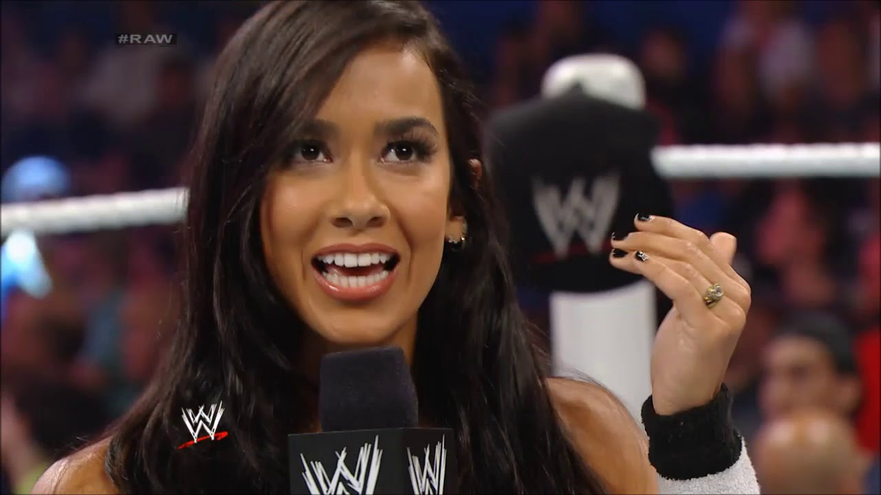 AJ Lee vs Paige Divas Championship 63014 YouTube