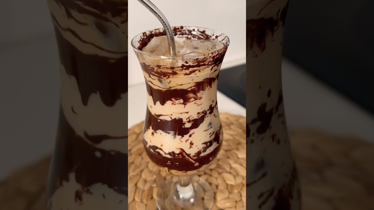 Çikolata Soslu Nefis Soğuk Kahve Tarifi ☕️🤎