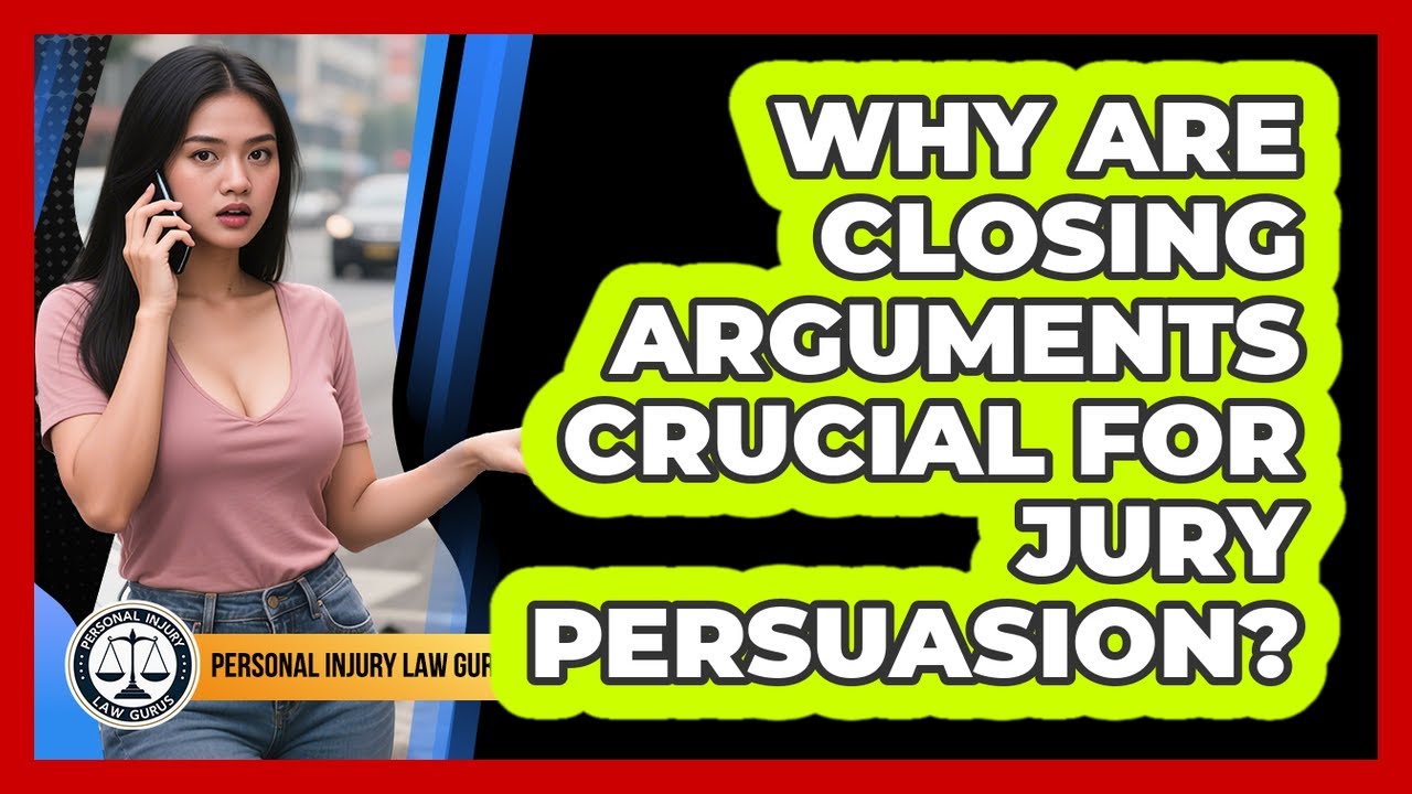 Why Are Closing Arguments Crucial For Jury Persuasion? - Personal Injury Law Gurus