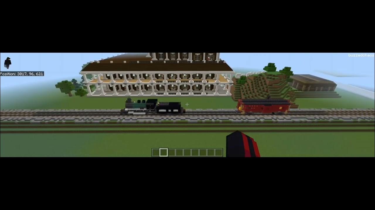 first ever coupling steam engine in Minecraft no mods YouTube
