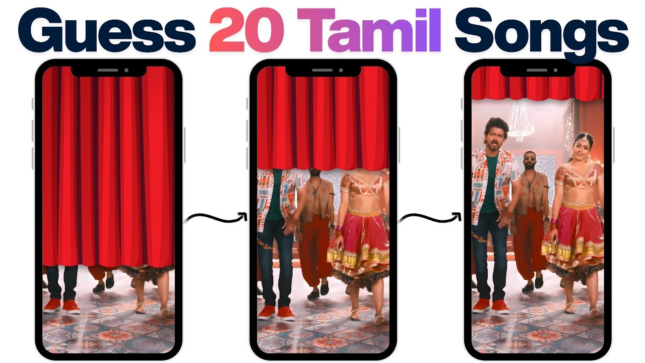 60/60 எடுப்பது ரொம்ப கஷ்டம்! Guess The Tamil Song Behind the Screen - Oliyum Oliyum Round 😎