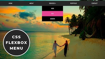 Responsive Dropdown Menu with Flexbox | CSS Flexbox Tutorial