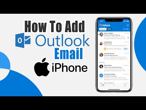 How To Add Outlook Email To Iphone | Login Outlook on Iphone