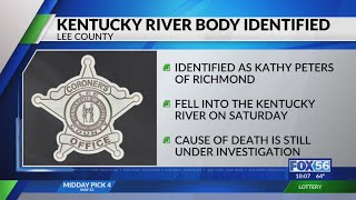 Coroner identifies woman who fell into Kentucky River