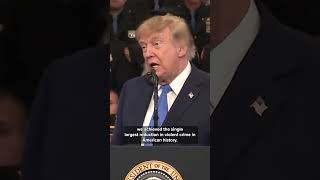 President Trump had this to say about the country s crime rates
