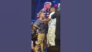Jake Paul Flicks Anthony Joshua’s Nipple 🤨🤣