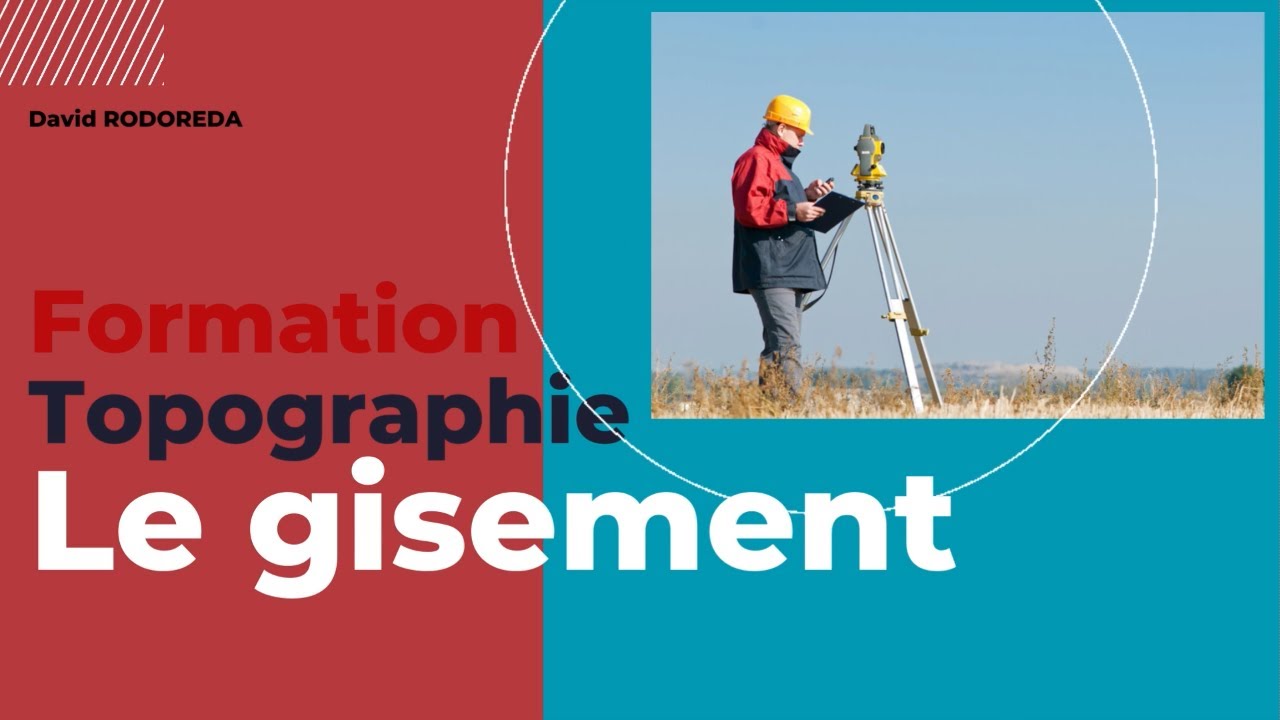 Le gisement en topographie