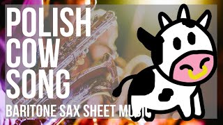 DANCING POLISH COW for Saxophone Quartet by CARLIT0CHURRIT0 Sheet music for  Saxophone alto, Saxophone tenor, Saxophone baritone, Saxophone soprano  (Woodwind Quartet)