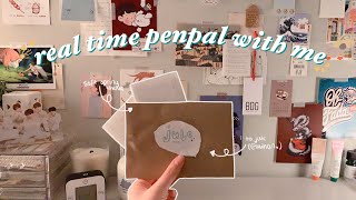 real time penpal with me: soft spring theme 🥨🌾 screenshot 5