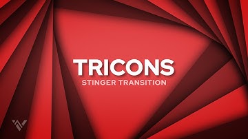 Tricons Stinger Transition — After Effects Template