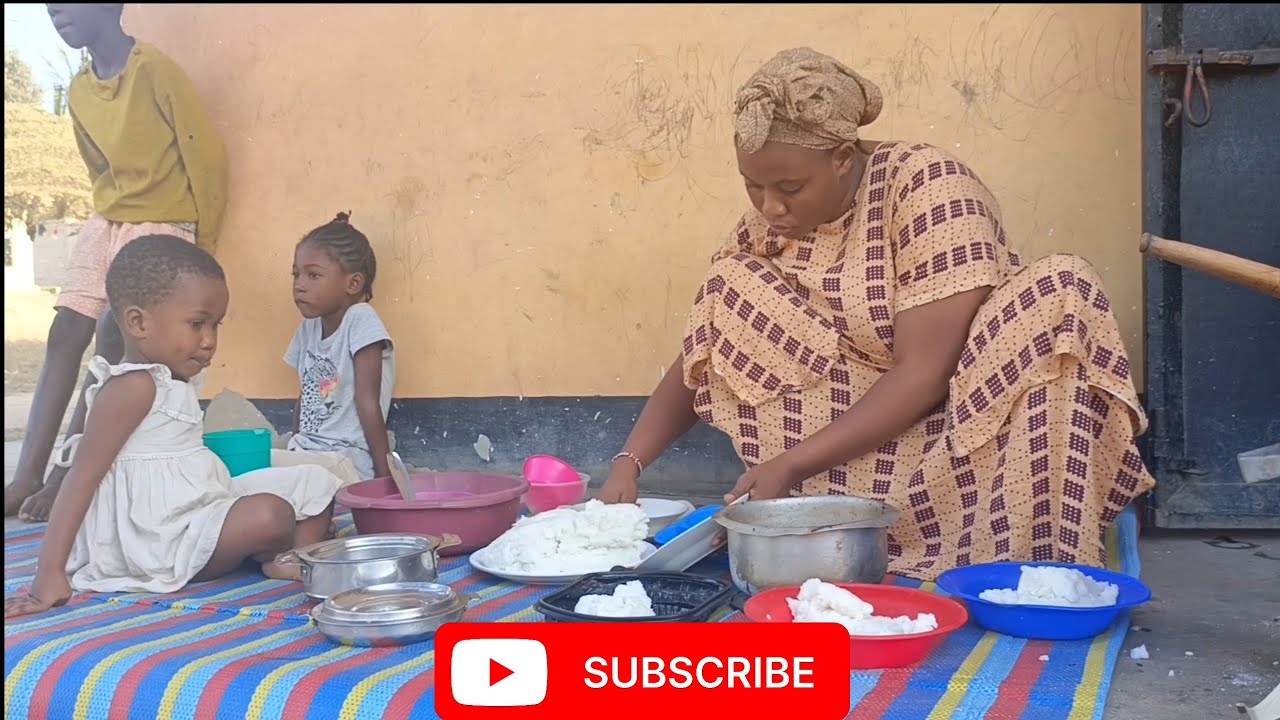 Rural African Dinner Time! Family Eating & Cooking Over Fire African Family Moments with My Kids🔥