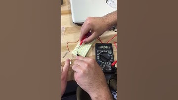 Demonstration of Voltage Produced by a Piezo Pressure Sensor