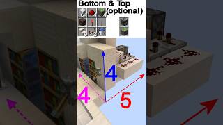 Tutorial: Simple, Hidden Emergency Exit (Water Elevator) [Java 1.11+] #minecraft #redstone #tutorial
