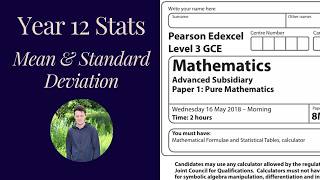 Mean, Standard Deviation and Large Data Set revision! (Edexcel Pure Maths)