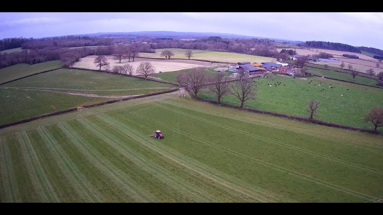 GRASS HARROWING IS UNDERWAY!!