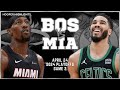 Boston celtics vs miami heat full game 2 highlights  apr 24  2024 nba playoffs