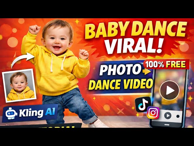 Kling AI Baby Dance Video Tutorial | Telugu Tutorial | 100% FREE
