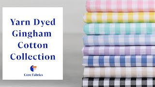 Yarn Dyed Gingham Cotton | Core Fabrics Gingham Fabrics