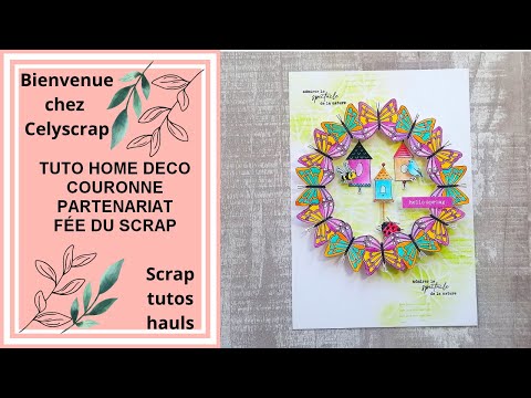 TUTO HOME DECO COURONNE PAPILLONS UN AIR DE JARDIN