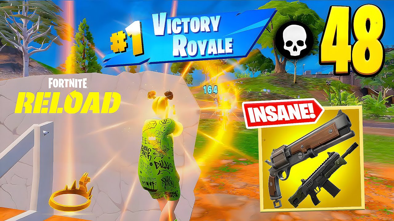 Fortnite Reload | 60 Kill Solo Squad Wins Full Gameplay (Fortnite Controller)