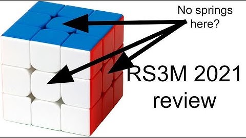 MoYu RS3M 2021 MAGLEV review | Speedcube with no springs!