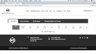 Booking a Tee Time