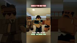 Hayogo, FajarNana, Pak Budi, Darlung, Wak Darlung & Intan | Dance If You Are Peak! #roblox #shorts