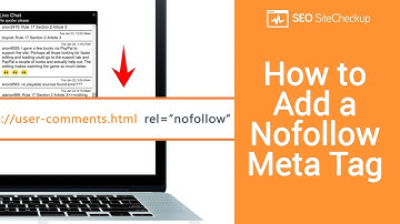 How to Add a Nofollow Meta Tag