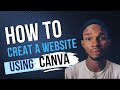 Build a Website in Canva &amp; Host it for FREE