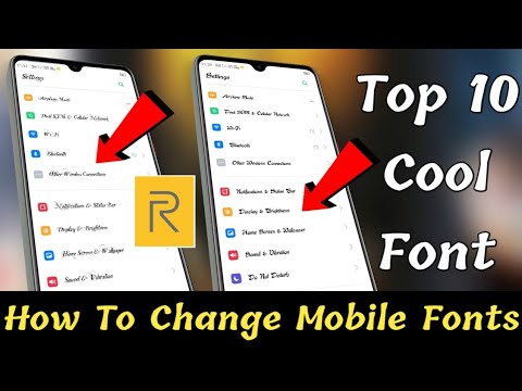 How To Change Mobile Stylish Font Realme , Oppo || Mobile Ka Font Kaise Change Kare